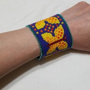 HUICHOL BRACELET ART
